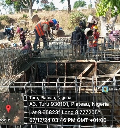 Construction of a Isolated Water Scheme in Vom, Jos South LGA